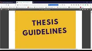 [UTM] How to Download Thesis Template dotx