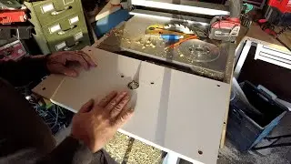 Portable router table build
