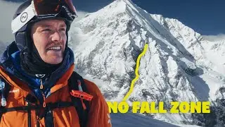 The King Couloir: First Descent in a 56° No-Fall Zone