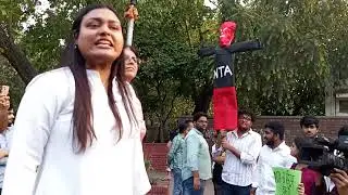 UGC NET JRF Exam 2024: DU Students का NTA पर फूटा गुस्सा ll Protest At Arts Faculty Delhi University