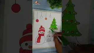 Merry Christmas Drawing | Christmas Drawing Easy | Christmas Tree 🎄 #short #christmasdrawing