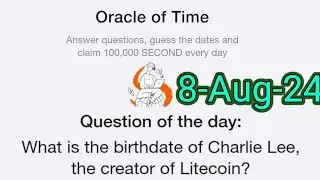 Time farm oracle Question answer 8-Aug-24