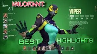 VALORANT GAMEPLAY HIGHLIGHTS || MONTAGE 1 || LASKAR VIBES 🐍🐍   || PLAYING WITH VIPER 🐍🐍