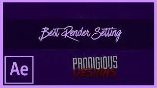 After Effects CS6 Tutorial | Best render settings (Best + smallest file size)