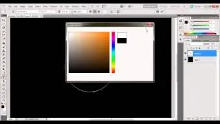 how to make cycle(letters) in photoshop