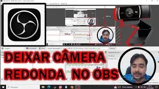 ✅ COMO COLOCAR BORDA E DEIXAR WEB CAM RODONDA NO OBS STUDIO