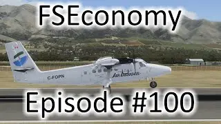 FSX | FSEconomy Ep. #100 - Provo to Logan | Twin Otter