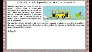 UFRJ 2008 FIS P1 Q1