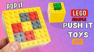 HOW TO MAKE EASY POP IT - HOW TO MAKE FIDGETS - FIDGET TIKTOK - ASMR - LEGO - TUTORIAL