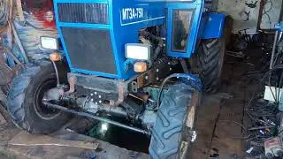 Покатушки на самодельном тракторе 4*4