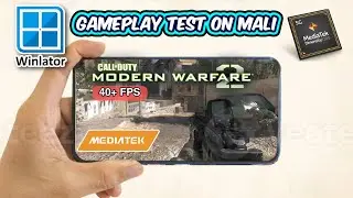 Winlator For Mali | Call Of Duty Modern Warfare 2 Gameplay Test On Dimensity 1200| Virgl Mali