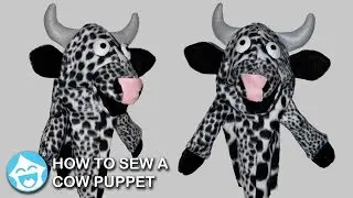 How to Sew a Cow Puppet