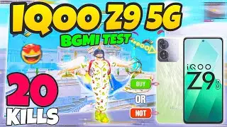 🗿Best Gaming Under 20000 - iQOO Z9 5G BGMI Test on Fps Meter