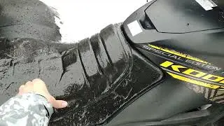 No Slip ATV seat for Rain or Snow