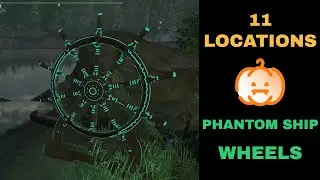 Fishing Planet, Halloween missions, Locations of 11steeringweels