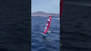 Flying over the waves! 🌊🚀 #iQFoilDaily #iQFoil #iQFoilClass #Windsurf