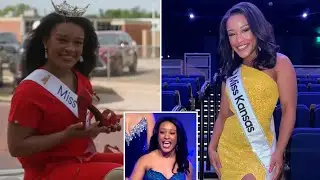 Newly crowned Miss Kansas calls out alleged abuser during pageant speech | Sunrise 7467