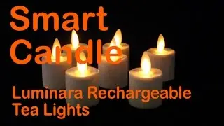 Smart Candle Luminara Rechargeable Tea Light Candles