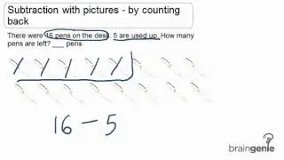 1.5.1 - Subtraction with pictures - by counting back