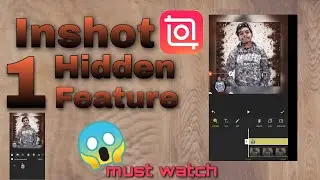 Inshot 1 Hidden Feature//How To Set Png Size Pic In Video😱