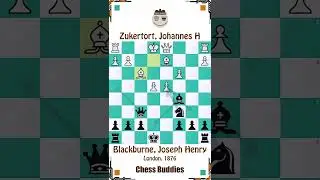 Zukertort, Johannes H vs Blackburne, Joseph Henry | Simpson's Divan | London 1876 #chessgame