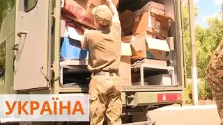 В Станице Луганской больница получила предметы первой необходимости