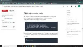 Google Apps Script: Access Google Sheets, Maps & Gmail in 4 Lines of Code | Qwiklabs [GSP235]