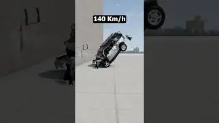 Land Rover Defender Crash Test - BeamNG.Drive 