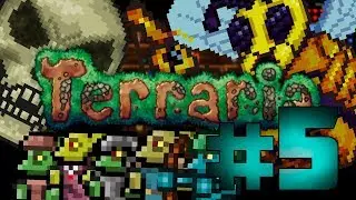 Скелетрон, пчелка и все все все — Прохождение Terraria 1.3.5.3 (эксперт) #5 || Pixel World
