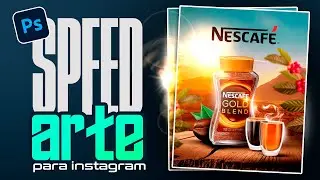 SPEED ARTE NESCAFÉ | PHOTOSHOP #speedart #nescafe @NESCAFEBrasil