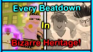 EVERY Beatdown AND Cutscene In Bizarre Heritage!