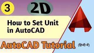 3.  How to Set Unit in AutoCAD || ATC Design ||