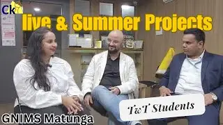 Live Projects and Summer Projects at khalsa | TwT Students | GNIMS Matunga