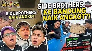 Marathon moment, side brothers challenged to take public transportation to Bandung❗❓