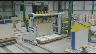 Bayimiz ELSANET FRECON sürücüler ile  Mermer Katlı Fırın Besleme Robotu uygulaması Tel 0505 9523224