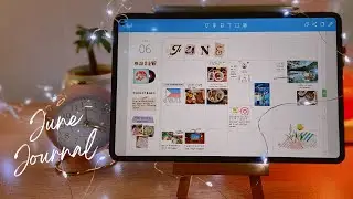 New Journal with HarmonyOS ❣️ June Journal with Me on Huawei MatePad | Noteshelf