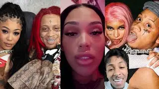 Trippie Redd gf speaks on coi leray baby shower , & breaks up with trippie for ex ayleks DM & nba yb