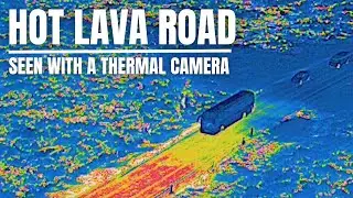 The New Icelandic Lava Road After 2 Eruptions - Thermal Drone View and More