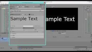 Sony Vegas Pro Text Effect - Typewriter Text Effect in Sony Vegas