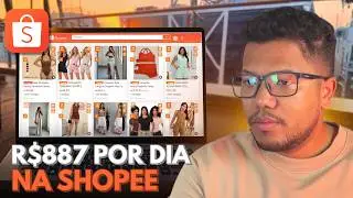 How much does a clothing store earn on Shopee?