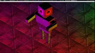 Animated 3D robot (c++, OpenGL)