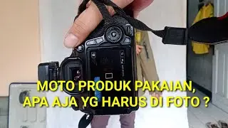 Canon 70d + lensa 55-250mm, POV foto produk fashion