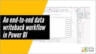 An end-to-end data writeback workflow in Power BI | Inforiver