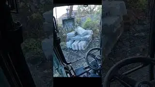 Укладываю ФБСки в стопку ЭКСКАВАТОРОМ!