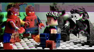 Batman Vs Superman Vs Spiderman Vs iron man But in LEGO