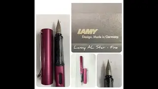 Unboxing and Review of Lamy AL Star - Black Purple - Fine nib