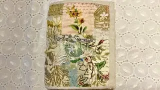 Completed Needle Book - Slow Stitch With Me #subscribe #sewing #craft #slowstitch