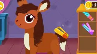 Little Pony Skin Care and Makeup-Little Panda's Pet Salon-Fun Kids Games-Video for Kids and Children