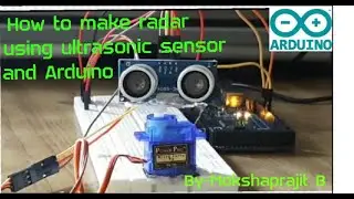How to Make a Radar using ultrasonic sensor and Arduino | YOUNG MIND CREATIONS | By-MOKSHAPRAJIT B.