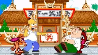 MUGEN Request [1917]: Homer Simpson & Ren Hoek vs. Peter Griffin & Stimpy